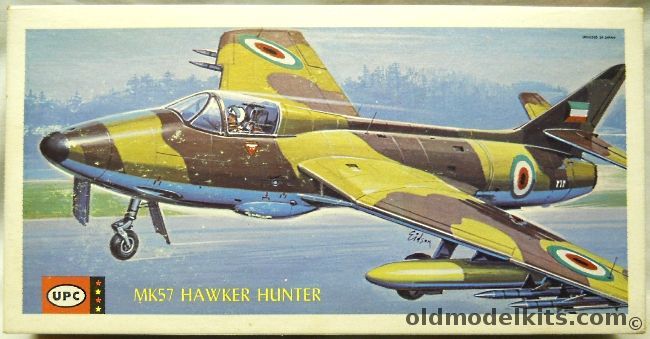 UPC 1/48 Hawker Hunter Mk57 - RAF Or Kuwait - (ex Lindberg), 5063-100 plastic model kit